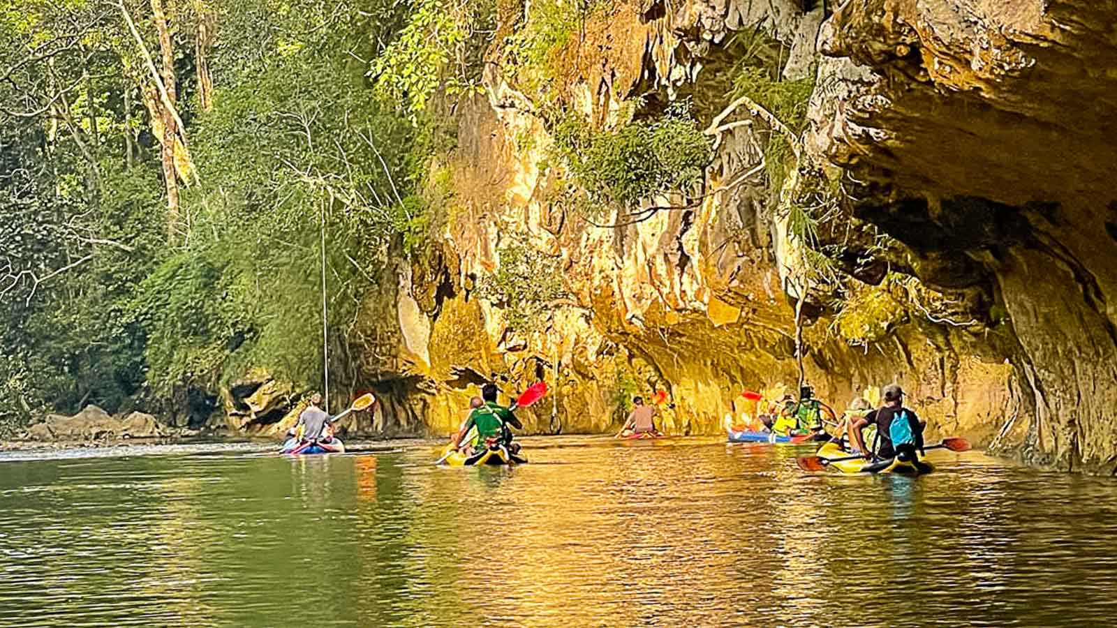 Canoe trip in Thailand