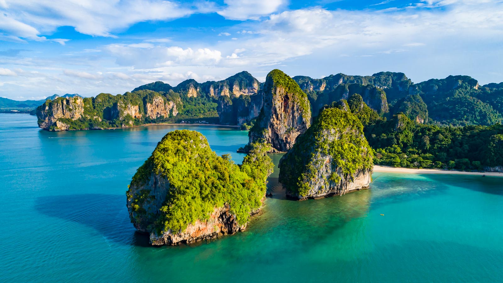 Rocky Islands in Andaman Sea in Souther Thailand