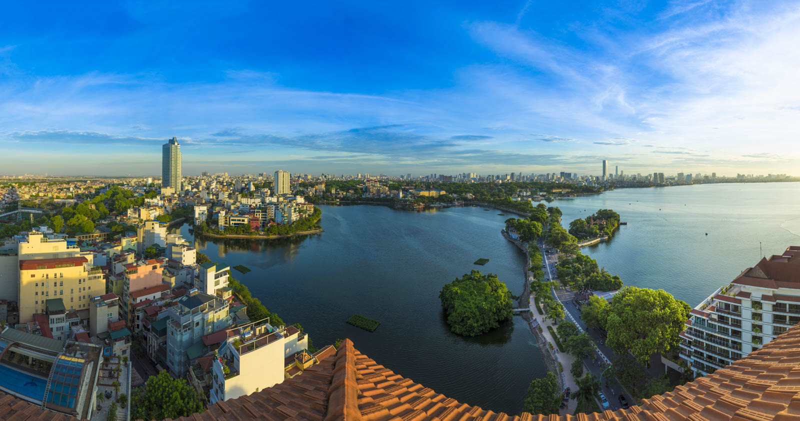 Landscape view of Hanoi