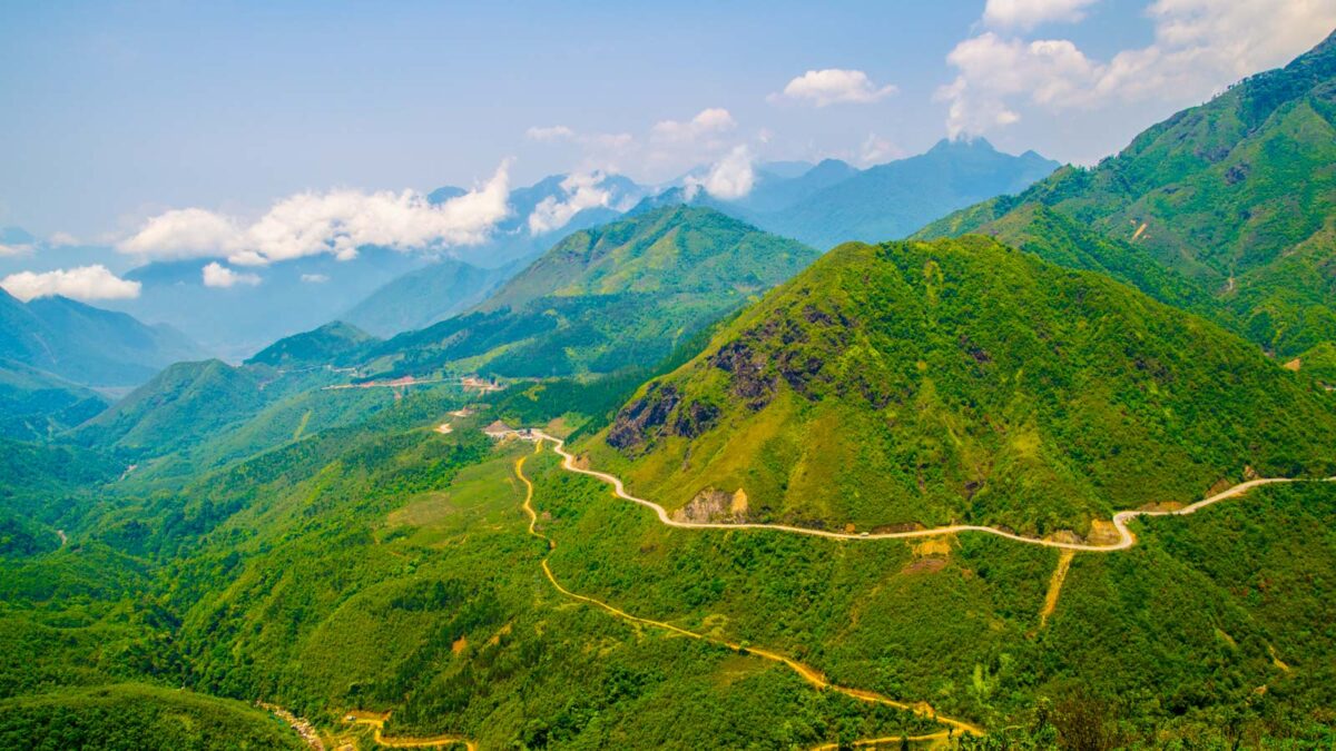 Mountain Range in Vietnam