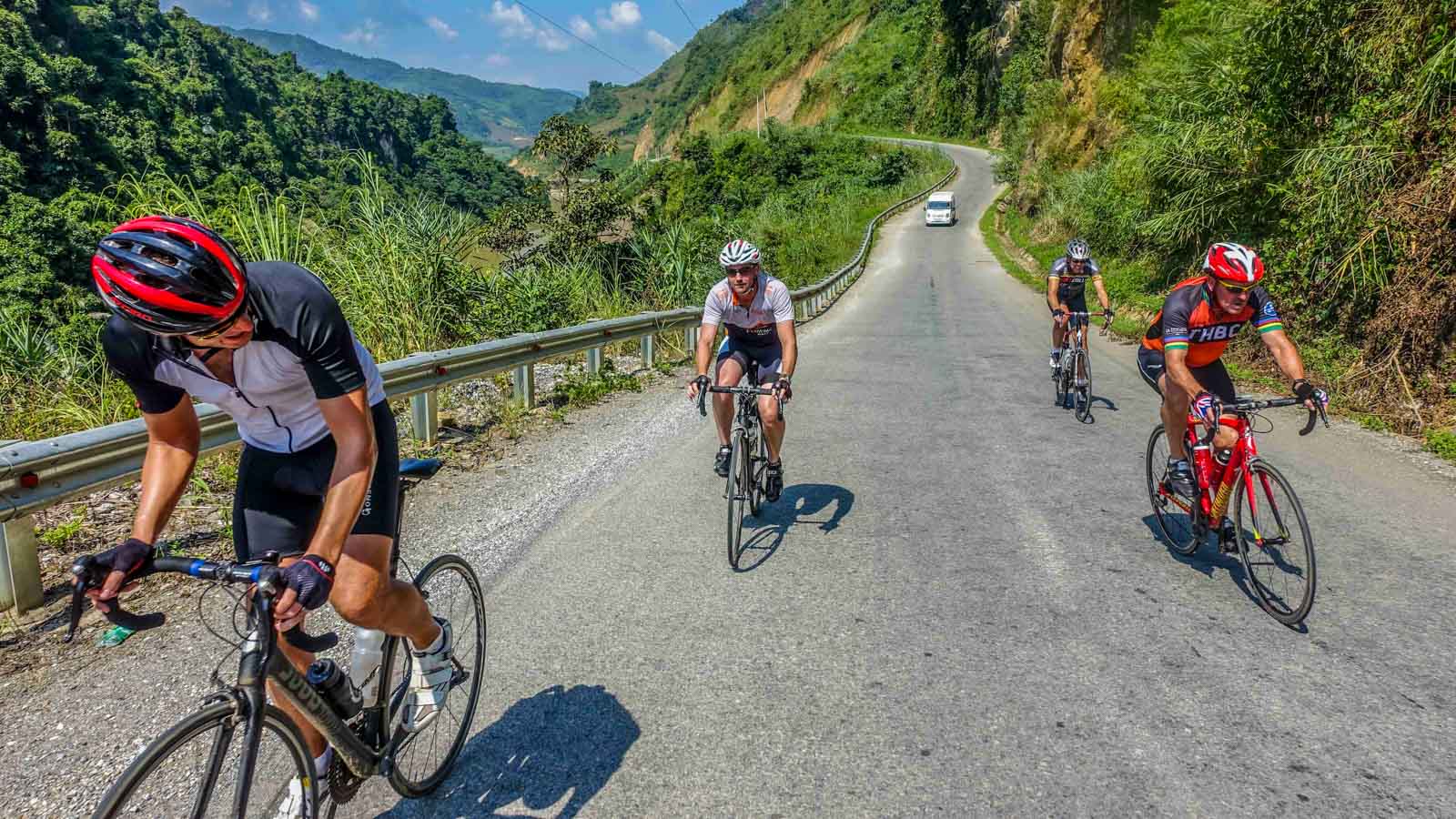 Cycling Tour through mountains in Vietnam